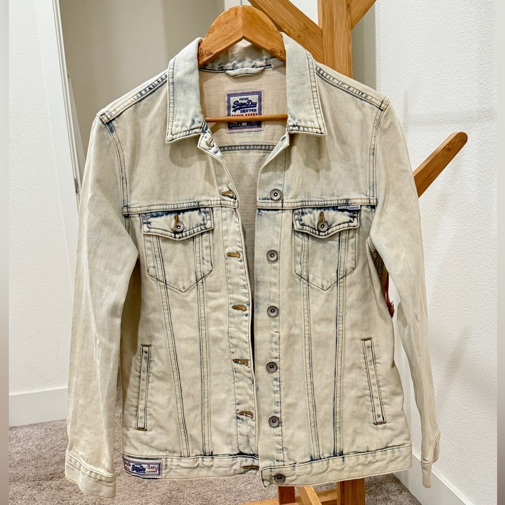SuperDry Vintage Long Line Denim Jacket